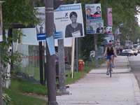 Grand format 800 X 600, Grande-Allée, 23 septembre 2005. Photo: Jean Cazes