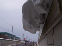 Grand format 800 X 600, sous le viaduc ferroviaire de Pierre-Bertrand, 2 f�vrier 2006. Photo: Jean Cazes.