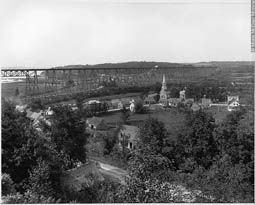 Le viaduc du Transcontinental � Cap-Rouge, QC, 1916, Notman & Son