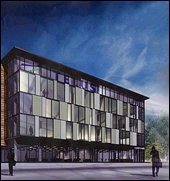 Des entreprises comme Telus et Lyrtech s’étaient montrées intéressées à occuper des espaces à bureaux dans les sept tours de six étages qui sont sur les planches à dessin. Gracieuseté Espace immobilier.