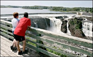 Le projet de Boîte à science consiste à construire un centre d’exploration des sciences de 40 millions $ dans la partie est du parc des Chutes-de-la-Chaudière. La première pelletée de terre est prévue pour 2009. Photothèque Le Soleil.