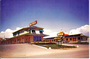 Motel L'Abitation, fin des années 1950.
