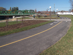 Phase VI de la rivière Saint-Charles. Photo 5: vue en direction N. Photo: Jean Cazes, 2 novembre 2007.