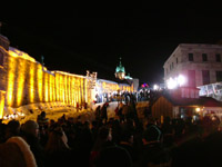 Grand format 800 X 600. Le Red Bull Crashed Ice. Photo: G�rald Gobeil, mars 2006.