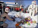 Le bain de neige du Carnaval d’hiver de Quebec