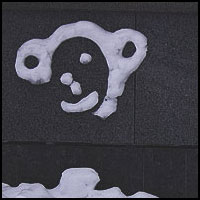 Graffiti en neige